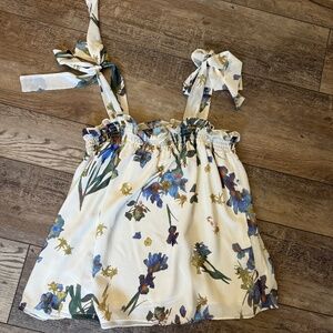 CeCe Floral Tie-Strap Cami